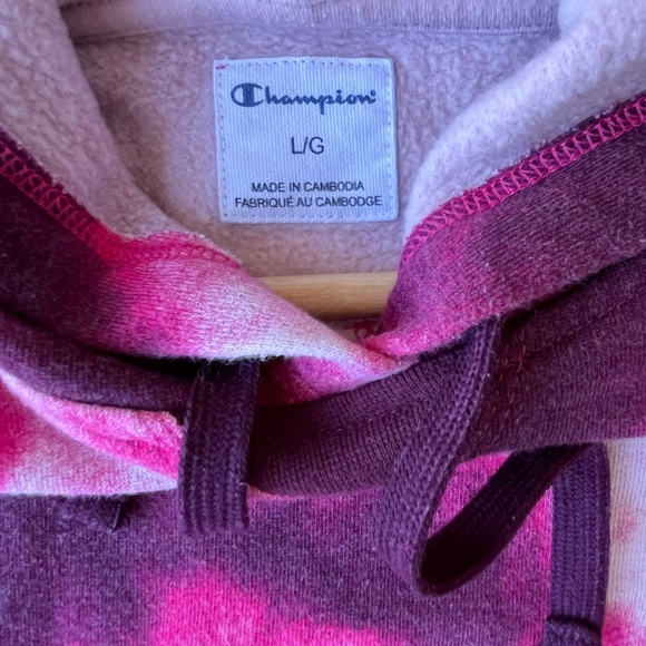 Girls Pink Champion Hoodie 🩷🤍 - Picture 4 of 4